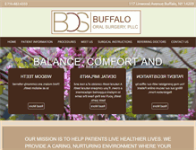 Tablet Screenshot of buffalooralsurgery.com